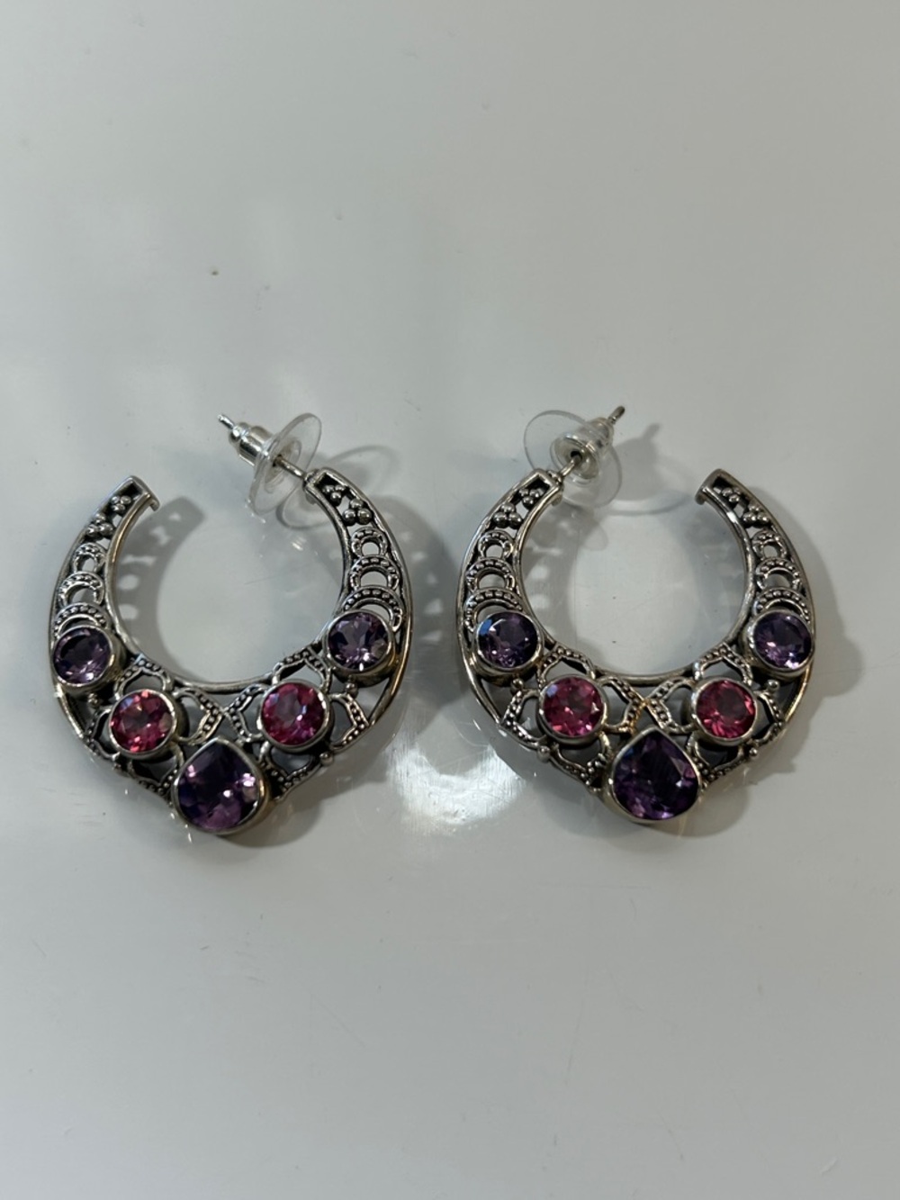 NWOT Nicky Butler Sterling Silver Genuine Gemstone Designer Earrings